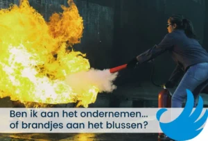 Ben ik aan het ondernemen of brandjes aan het blussen?